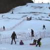 Family skiing at Praboure, St Antheme (20 minutes )
