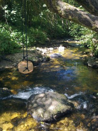 Swing over the stream