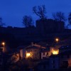 Viverols ruined castle by night